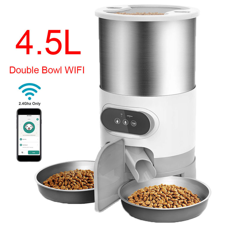 Auto feeding best sale dog bowl